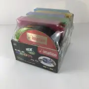 Imation Neon CD-R, 25-pk, 16x 700 mb/80 minute blank CD with Cases NEW