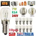10x E14 Salt Lamp Globe Bulb 7W Light Bulbs 240V Refrigerator Oven Replacement
