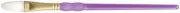 Crafter's Choice White Taklon Oval Wash Brush-3/8" Width R9959-3/8