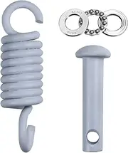 Hammock Chair Ultimate Hanging Kit - Nest Egg Hammock Chair Spring Pin Plug Hardware- 500LB Hammock Chair Hanging kit for Hanging Basket Chairs Hammock and Porch Swings White