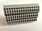 737-116 Strip Terminal Block, 16POS, 10A, 2.5mm2, 3Row, 28-12AWG