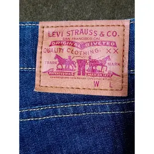 Levis，女用單寧窄管褲