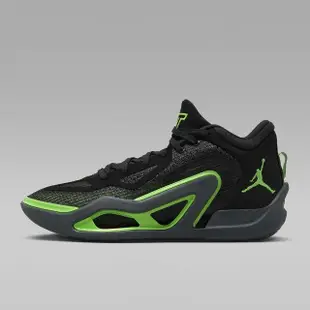 【NIKE 耐吉】籃球鞋 男鞋 運動鞋 包覆 緩震 JORDAN TATUM 1 PF 黑綠 DZ3330-003(3B3456)