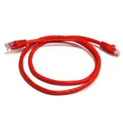 [PL6A-0.5RD] 8ware 0.5mRed Premium Snagless CAT6A Ethernet Cable, up to 10Gbps