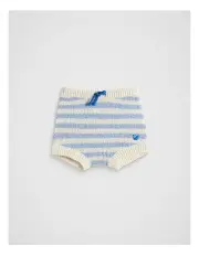 [Seed Heritage] Snail Knit Bloomer in Baby Blue
