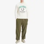 Fred Perry Embroidered Champion Sweatshirt