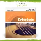 D'Addario EJ15 10-47 Extra Light Phosphor Bronze Acoustic Guitar Strings