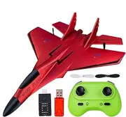 RC Planes for Kids,Model Toy Plane Toy RC Fighter Model Toy | Foam Aircraft Toy with Light Pull Back Airplane Model for Boys