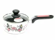 16cm Disney White Mickey Minnie Mouse Saucepan with lid Birthday Christmas gift