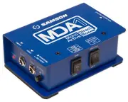Samson S-Max MDA1 Active Mono Direct DI Box,18Hz–35kHz, Battery or phantom power
