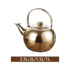 Stainless Steel Steeping Teapot Coffee Kettle for Cook Pot Garden Outdoor