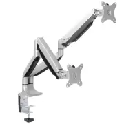 Ergovida Double Arm Gas Spring Monitor Desk Mount. EMA10-C24