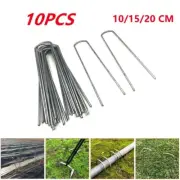 Versatile Galvanized Steel Tent Pegs for Landscape Fabric and Netting