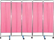 Hanging Room Divider, Hanging Room Divider Folding Room Screen Divider,Folding Privacy Screen Panel with Wheels,Indoor Office Dormitories Room Divider,Temporary Wall Separators
