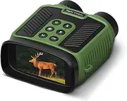 [Morelian] Compact Night Vision Binoculars for Adults with Infrared - Lightweight Digital Camera with 10x Optical Zoom and 2.5K UHD Video Resolution
