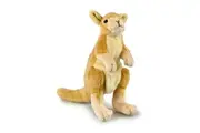 Korimco 20cm Standing Kangaroo Kids Animal Soft Plush Stuffed Toy Brown 3y+