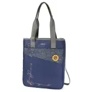 CHALA SUNFLOWER CV Venture Zip Around Tote (Blue) NWT