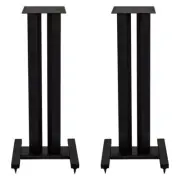 ELAC LS20 Black Bookshelf Speaker Stands - Pair