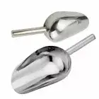 Ice Scoop Bar Kitchen Stainless steel Silver Steel Ice Tool Shovel Metal