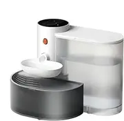 Pet Water Dispenser, Automatic Cat Waterer, 3l Large Capacity Pet Drinking Fountain, Easy-Clean Drinking Bowl, Non-Electric Waters Station for Cats, Dogs 33x23.5x25cm
