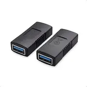 Cable Matters 2-Pack USB 3.0 Coupler USB Female to Female Adapter Gender Changer