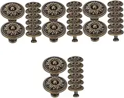 24 Pcs Handle Drawer Knobs Drawer Handle Drawer Pulls Knobs for Dresser Drawers Cupboard Knobs Vintage Door Knobs Zinc Alloy European Style Cabinet Door Knobs Vintage Cabinet Knobs (Color : As Shown