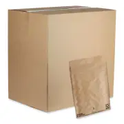 EverTec Curbside Recyclable Padded Mailer, #0, Kraft Paper, Self-Adhesive Closur