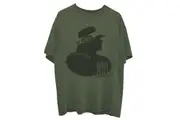 Peaky Blinders Unisex Adult Polly Gray Outline T-Shirt (Green) - UTRO2934
