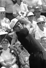 Golf The Masters Gary Player in action during tournament at August- Old Photo
