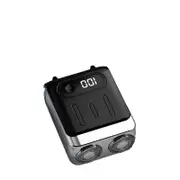 Black Electric Shaver Compact And Portable Usb Rechargeable With Digital Display Ergonomic Design Men's Shavers