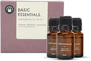 Green Velly Essential Oil For Diffuser | Home Fragrance Diffuser Oil | Diffuser Oil, Candle Burner & Electric Diffuser for Home Fragrance Candle | Set of 3- Lavender, Peppermint & Lemongrass | 10 ml Each