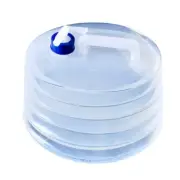 Outdoor Folding Water Bucket with Faucet 5/10/15L Portable Camping WaterStorage.