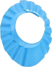VANZACK Adjustable Shampoo Shower Cap for Soft Elastic Bathing Hat with Heat Resistance Up for Comfortable Hair Washing and Eye Protection Dark Blue