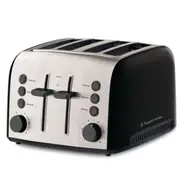 Russell Hobbs Brooklyn 4 Slice Toaster - Black