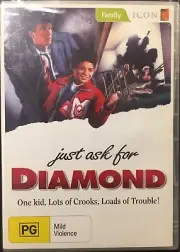 JUST ASK FOR DIAMOND (1988) DVD - CULT COMEDY CAPER - BRAND NEW - RARE OOP