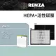 RENZA 濾網適用 3M 超優淨清淨機MFAC-01F FA-M13替代 M13-F M13-ORF CHIMSPD-MDACO1F