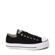 NEW Converse Chuck Taylor All Star Lift Platform Low Black/White Womens