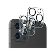 2 Pack MEZON iPhone 15 Pro (6.1") Full Cover Camera Lens Tempered Glass