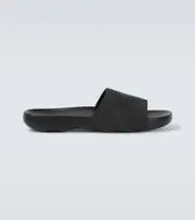 [Burberry] Burberry Burberry Check embossed slides AU 7 black