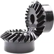 Gears Pinion Gear Motor Gear 1:1 Spiral Bevel Gear Set 1M 20Teeth 25Teeth 30Teeth Bore 6/8/10/12mm 45# Steel Left-Hand and Right-Hand Helical Gear (Color : 1M 30Teeth, Size : 6mm) (Color : 1m 20tee