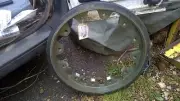 TANK / CRAWLER TRACK SUPPORT WHEEL OUTER P/N AST10392- EX ARMY RESERVE