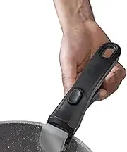 Detachable Pot Handle Replacement | Detachable Pot Handle, Frying Pan Stockpot, Ergonomic Replacement Cookware Grip, Country Kitchen Removable Handles for