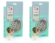 718Beauty Backspin Spiral Hair Pin - Light & Dark - 8 Pins - Like Goody Spin Pin