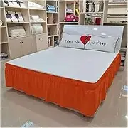 Bed Valance Skirt, Bed Skirt Wrap,Grey Elastic Bed Valance Skirt Double King Size 150 * 200CM 180 * 200CM 200 * 200CM Dust Easy Fit Wrinkles Fade-Resistant Fitted Valance