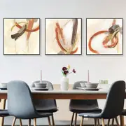Abstract moving 3 Sets Canvas Wall Art
