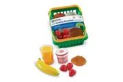 Learning Resources Healthy Breakfast Basket - 18 Pieces, Ages 3+ Pretend Play Food for Toddlers, Preschool Learning Toys, Kitchen Play Toys for Kids