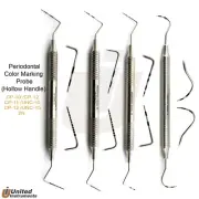 Periodontal Examination Color Coded Probe Depth Screening Furcation Nabers Probe