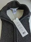 NWT VERONICA BEARD Dickey Walden Gold/Black Metallic Sweater 4 jacket $250
