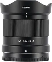 Viltrox 56mm F1.7 Autofocus Portrait Lens Compatible with APS-C Nikon Z-Mount Mirrorless Cameras Z fc Z50 Z5 Z6 Z7 Z6II Z7II Z9