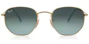 Ray-Ban RB3548N Hexagonal Metal Flat Lenses 91233M Men's Sunglasses Gold Size 48
